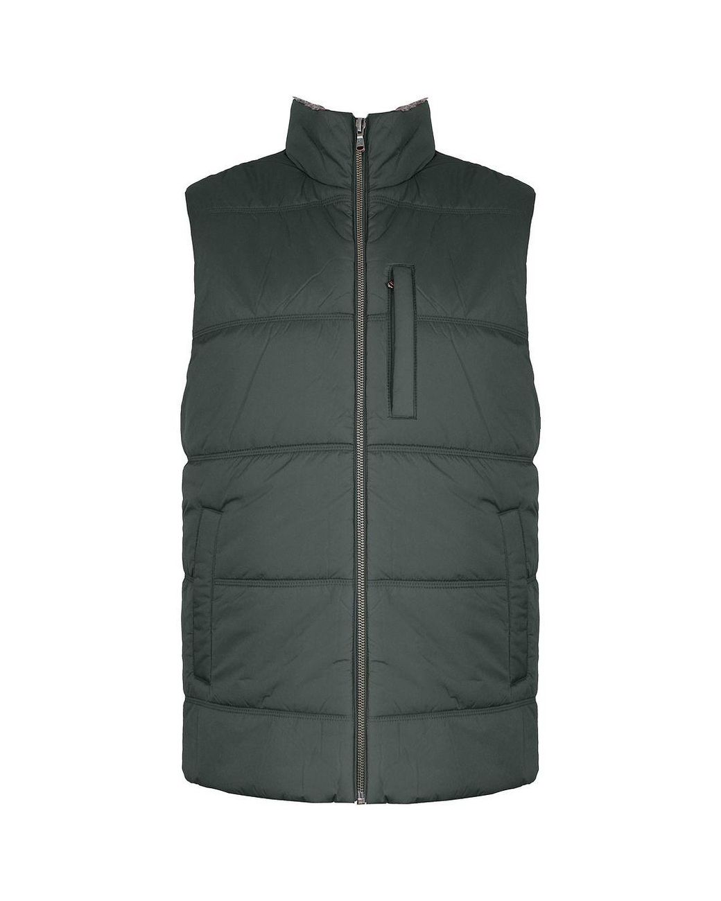 Hackett Green Polar Fleece Gilet for men