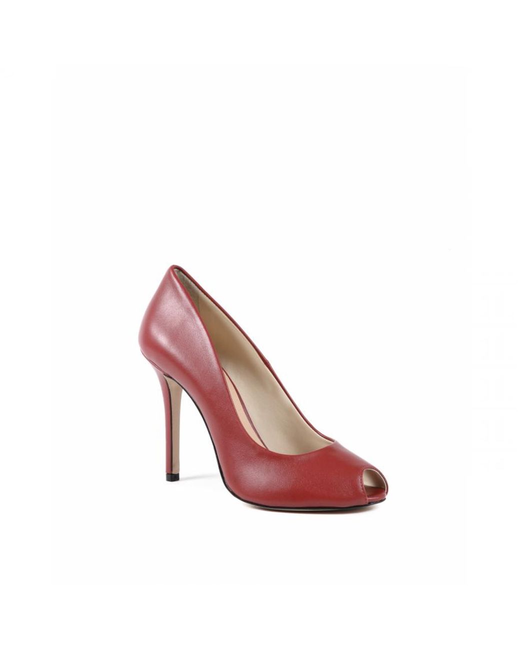 Versace 19.69 Abbigliamento Sportivo Pink 19V69 Pump Open Toe 303 Vitello Rosso Leather
