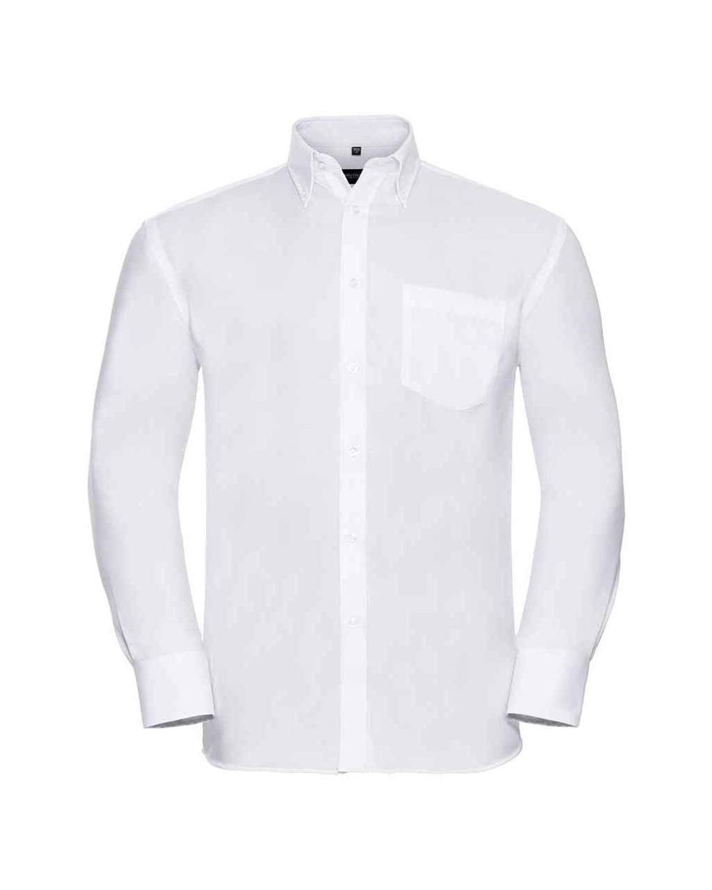 Russell White Collection Ultimate Long-Sleeved Formal Shirt Cotton for men