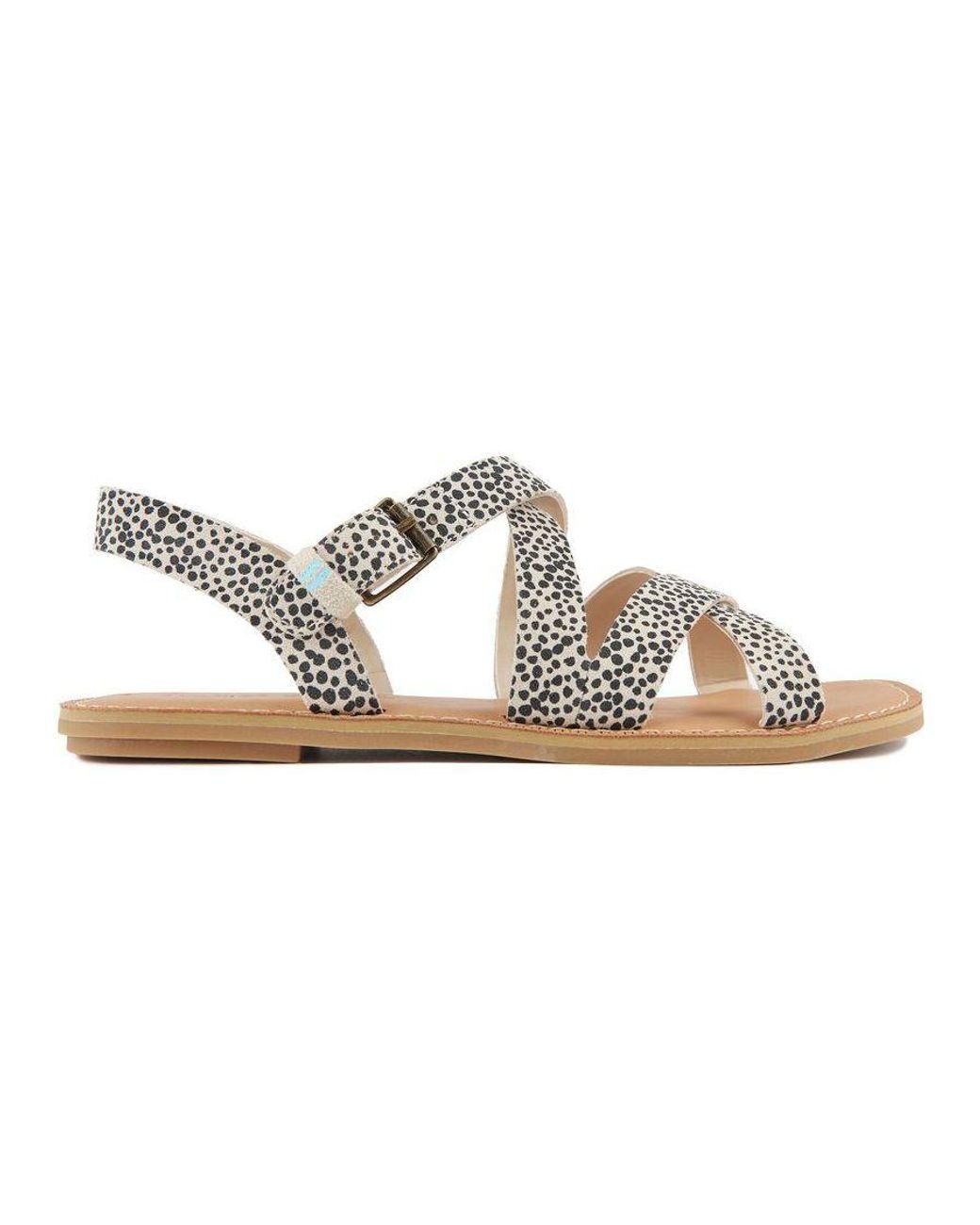 TOMS Sicily Sandals in Metallic Lyst UK