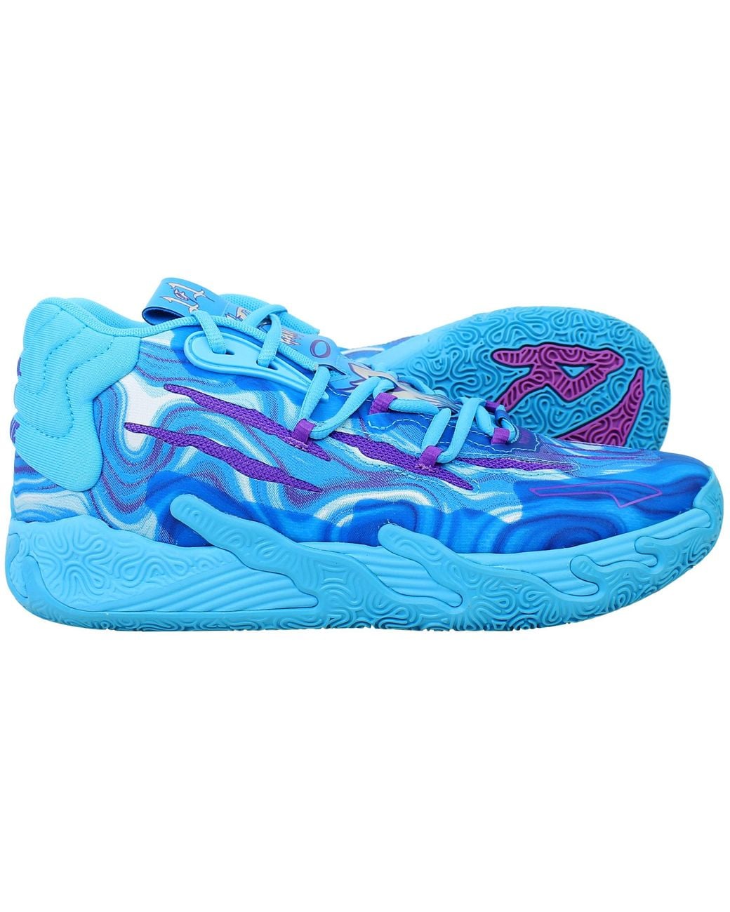 PUMA Blue Mb.03 Buzz City Basketball Shoes for men