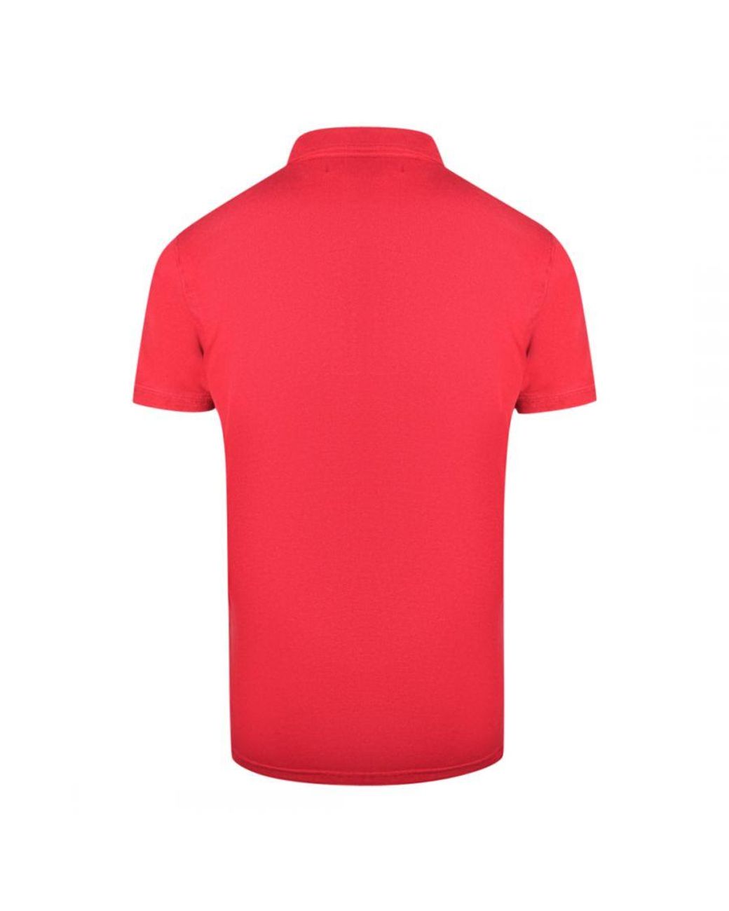 Roberto Cavalli Red Brand Logo Bordeaux Polo Shirt for men
