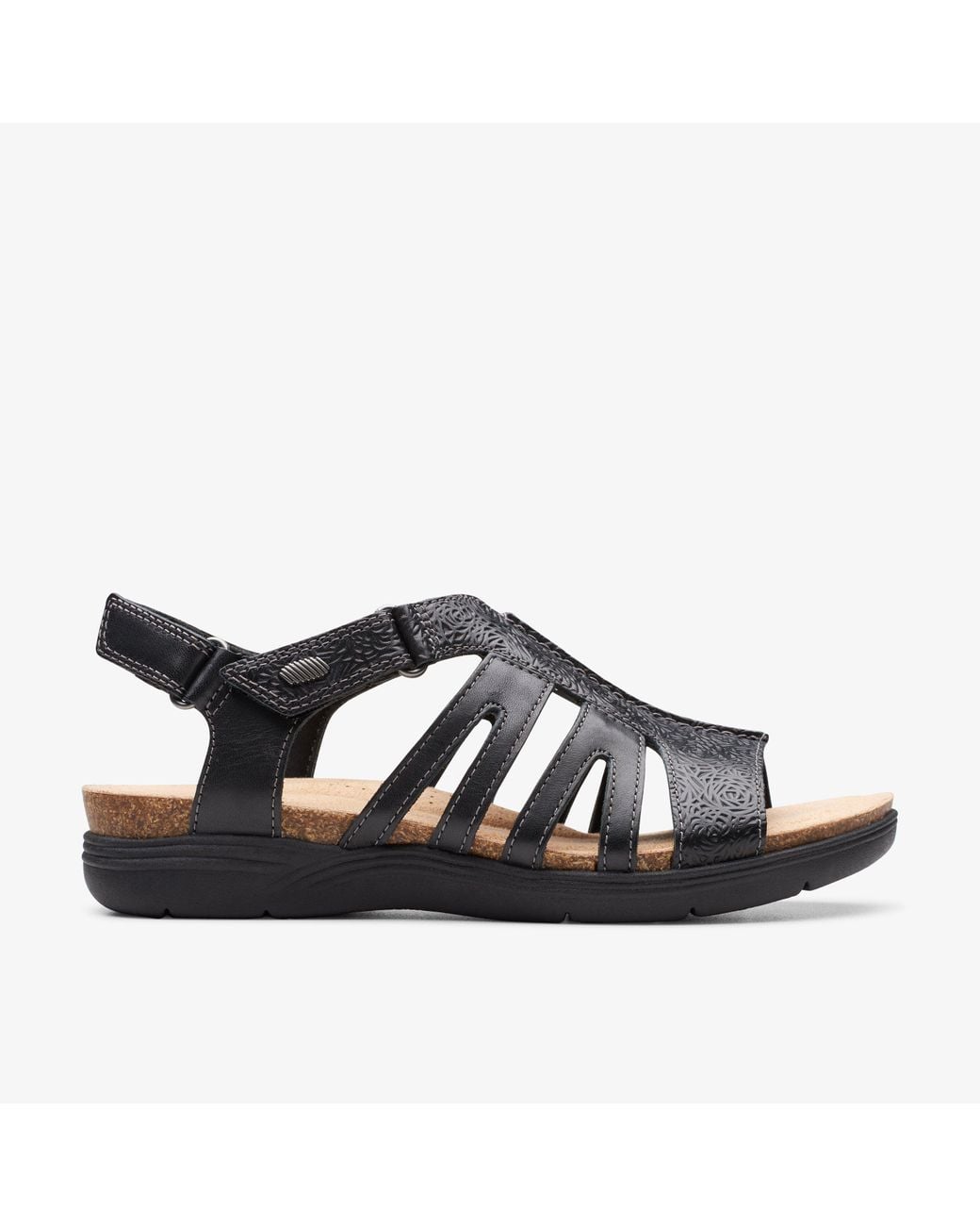 Clarks Laurieann Cove Leather Slide Sandals - Women's White Slip-On - New In Box