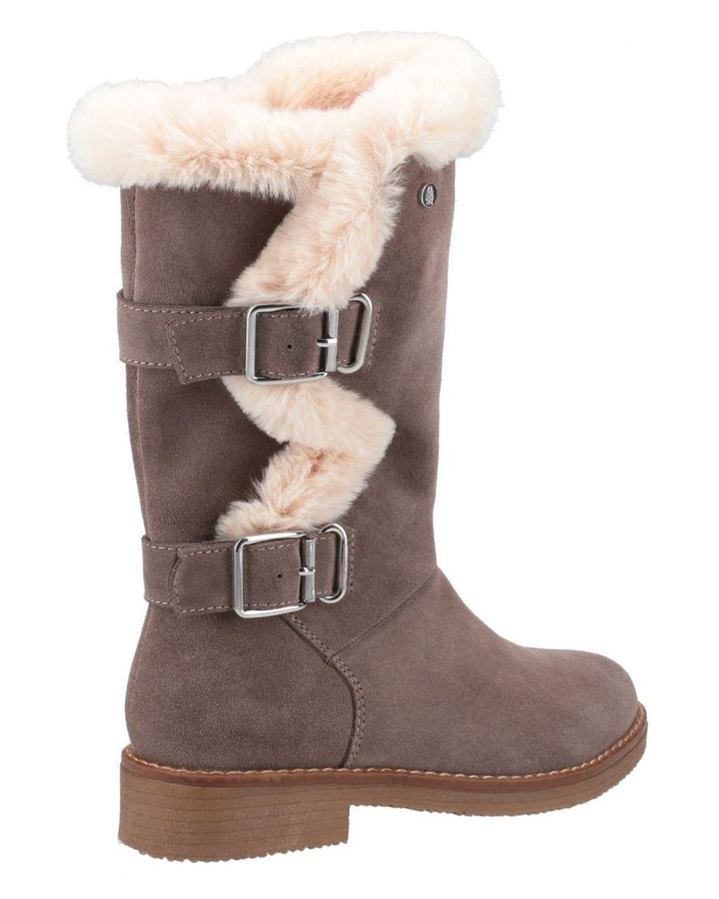 Hush Puppies Brown Megan Ladies Mid Boots