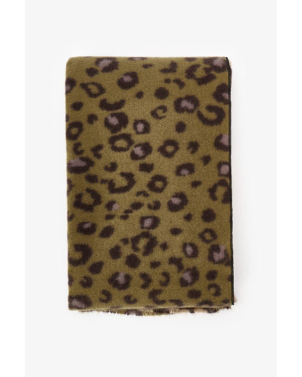 Penti Green Barbara Zebra Pattern Scarf