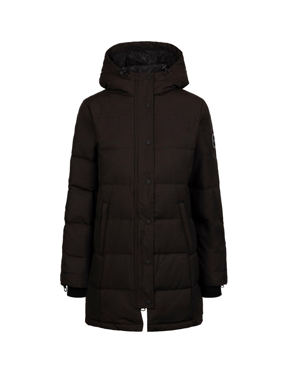 DLX Black Ladies Lainey Down Jacket