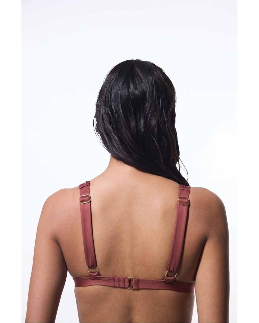 Penti Red Astrid Deep V Bikini Top