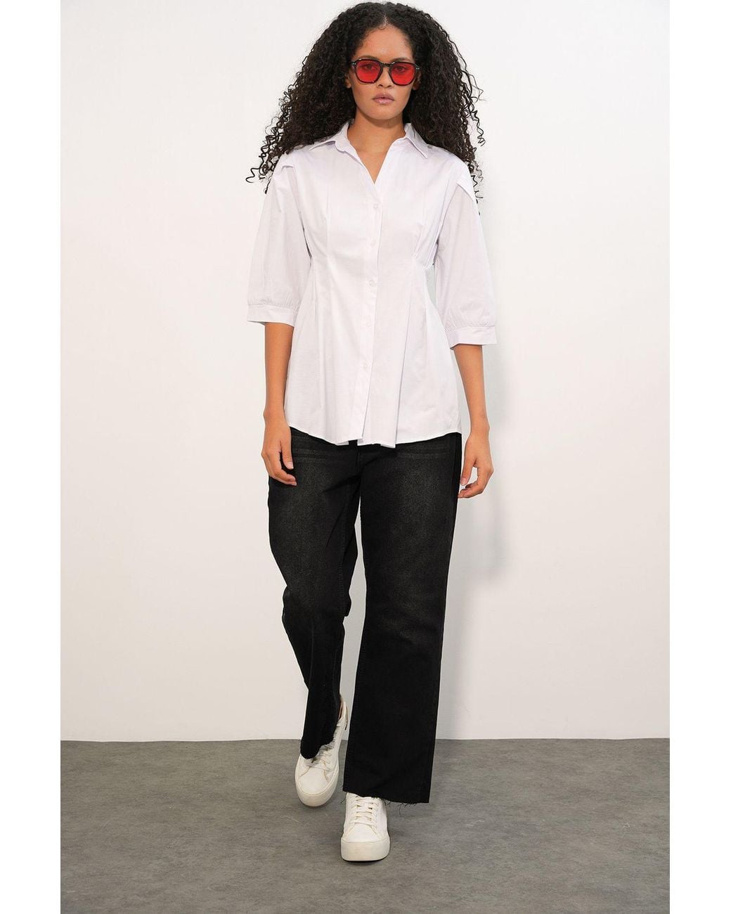 Bigdart Black Cotton Blend Shirt
