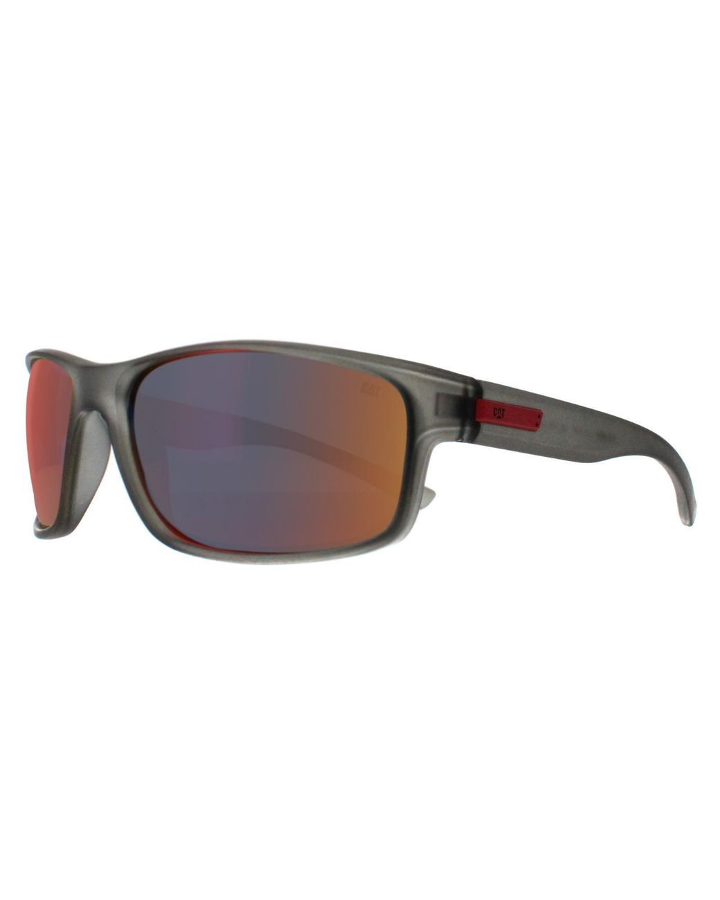 Caterpillar Purple Wrap Frosted Dark Gradient Polarized Cts-8019 for men