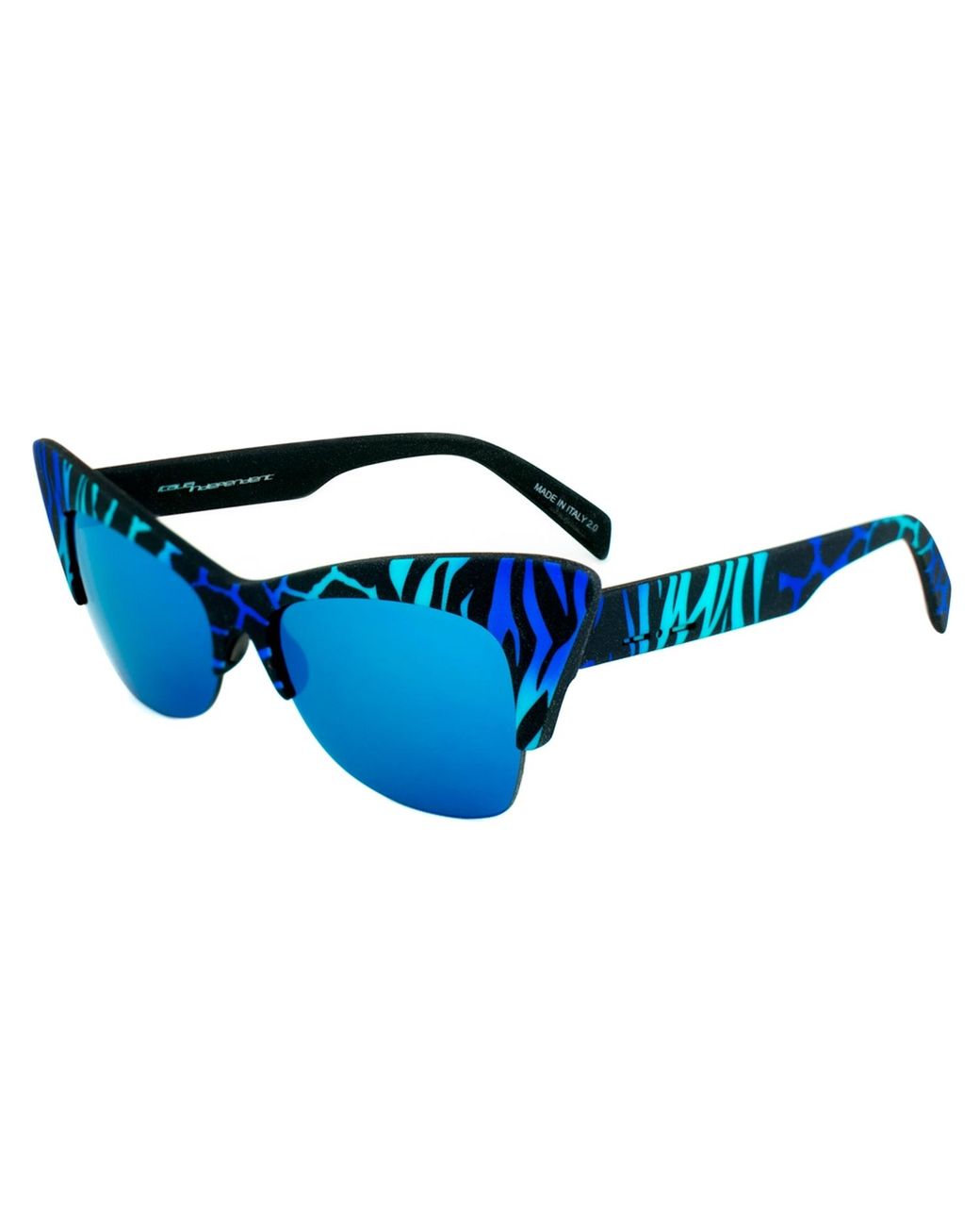 Italia Independent Blue Sunglasses 59/16/140 Mm Acetate