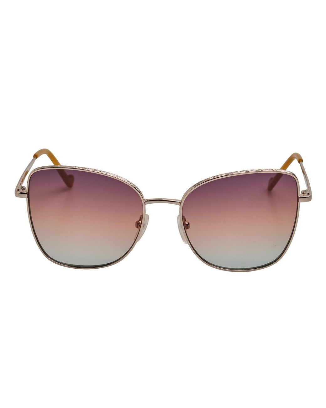 Liu Jo Pink Square Metal Sunglasses Lj141S