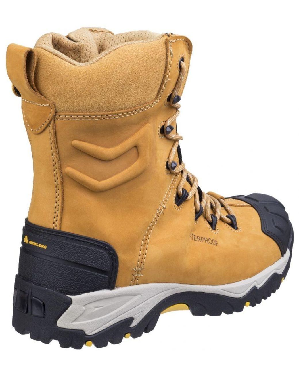 Amblers Blue Fs998 Waterproof Lace Up Safety Boot for men