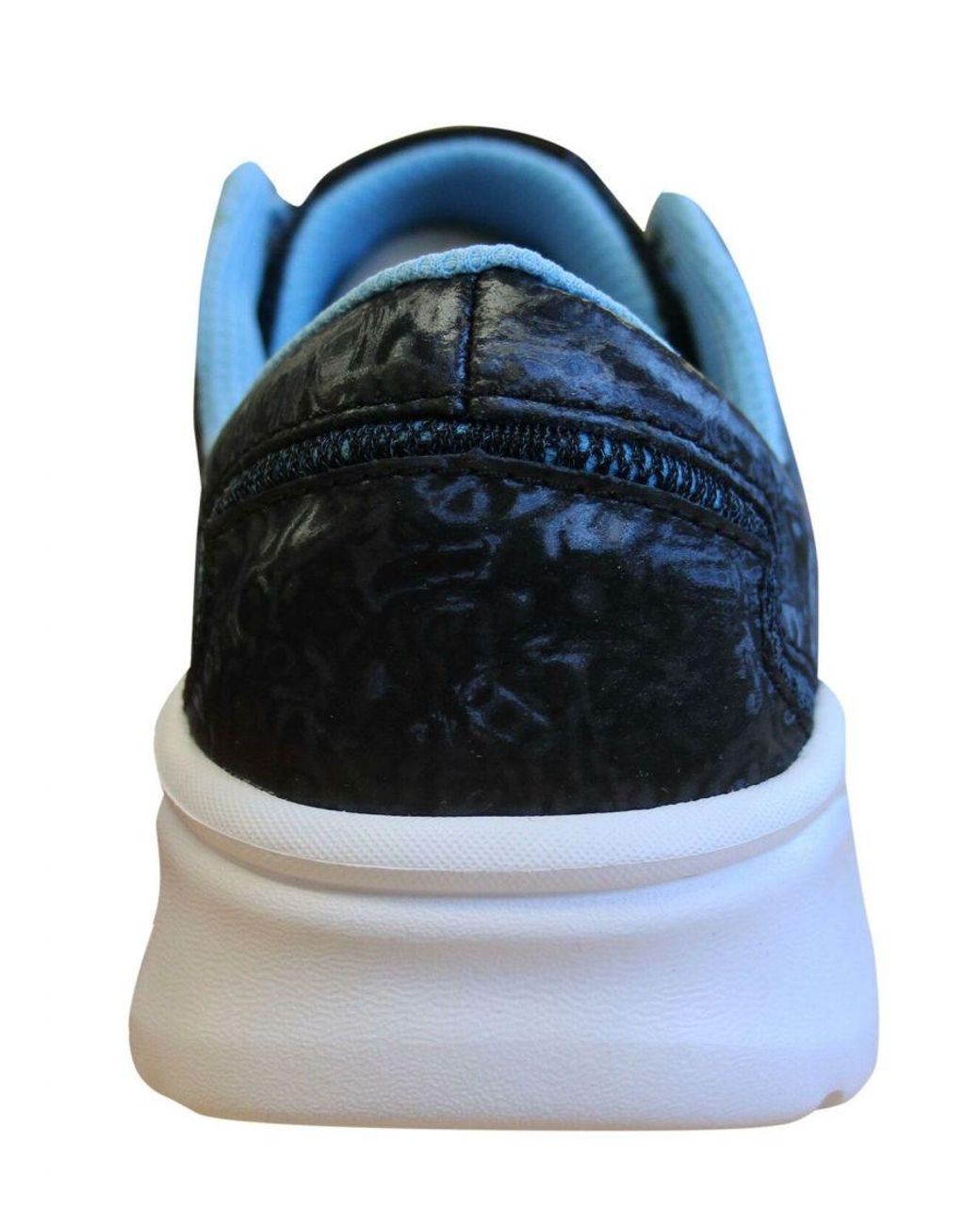 Supra Blue Noiz Trainers Lace Up Casual Running Shoes 98026 069 Leather