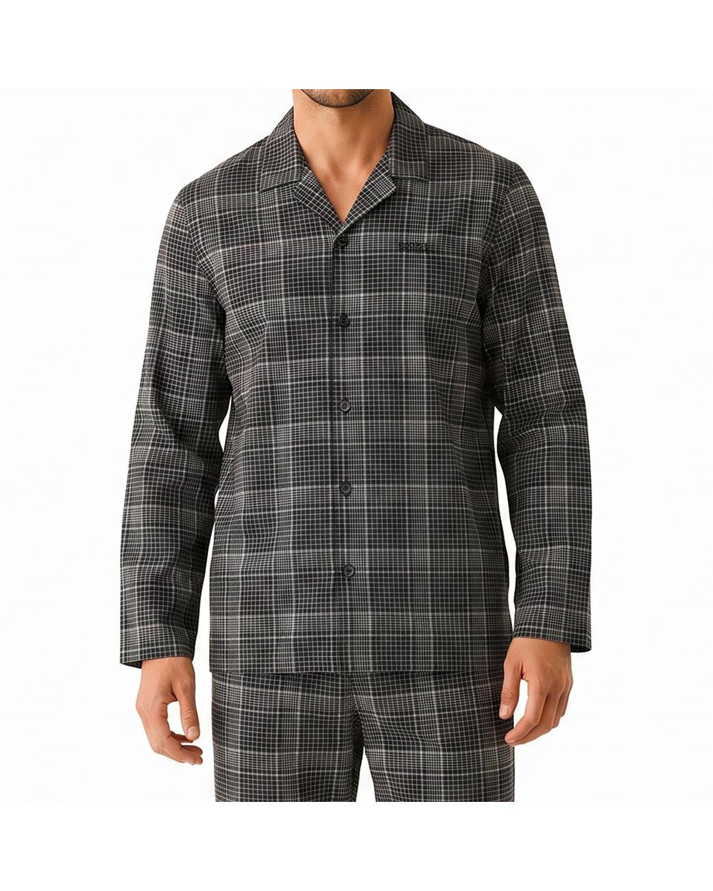 Boss Black Winter Long Sleeve Buttoned Pajamas 50550951 for men