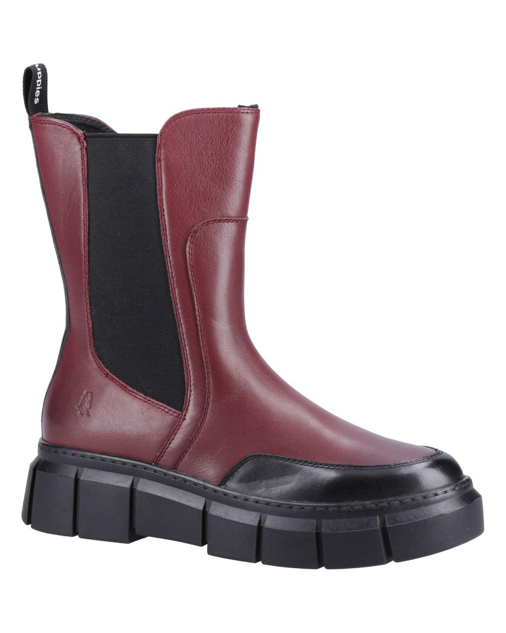 Hush Puppies Purple Fleur Ladies Ankle Boots