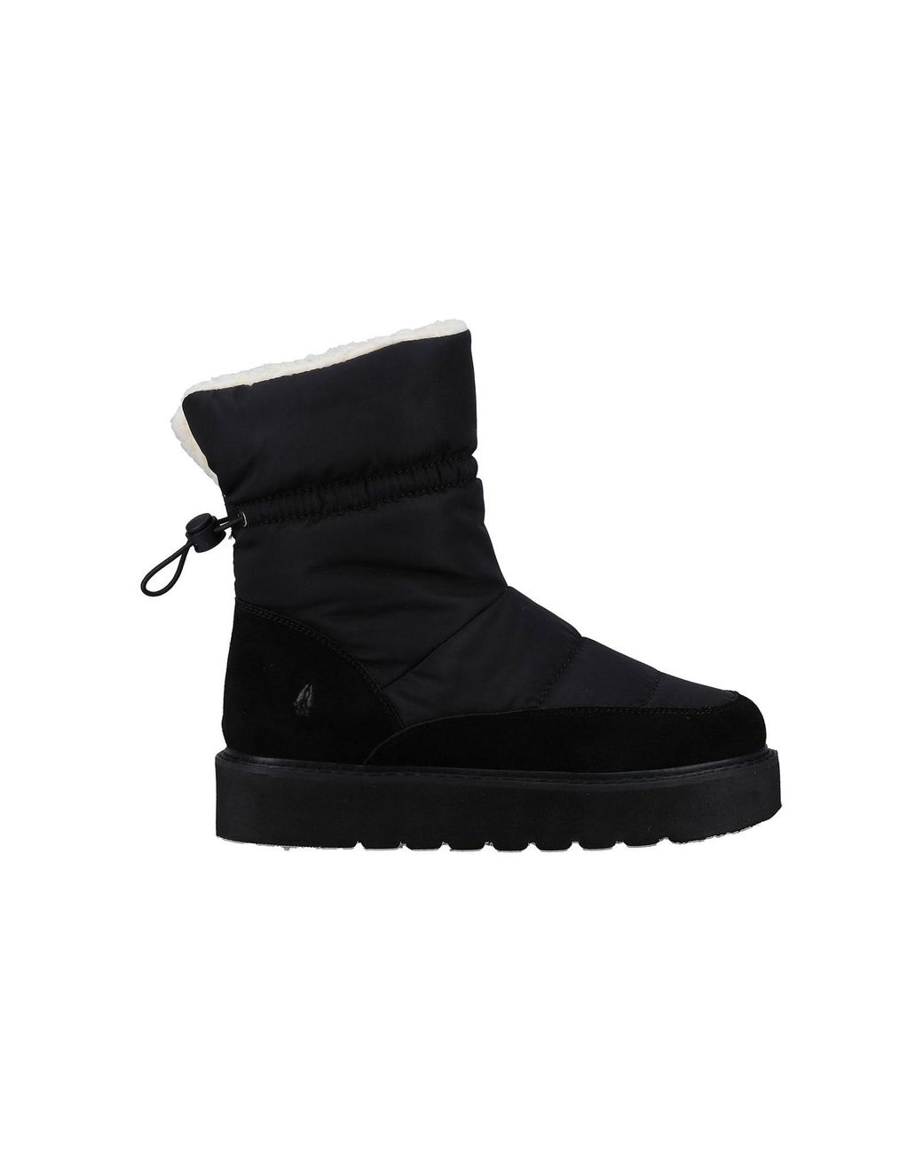 Hush Puppies Black Puffies Slippers