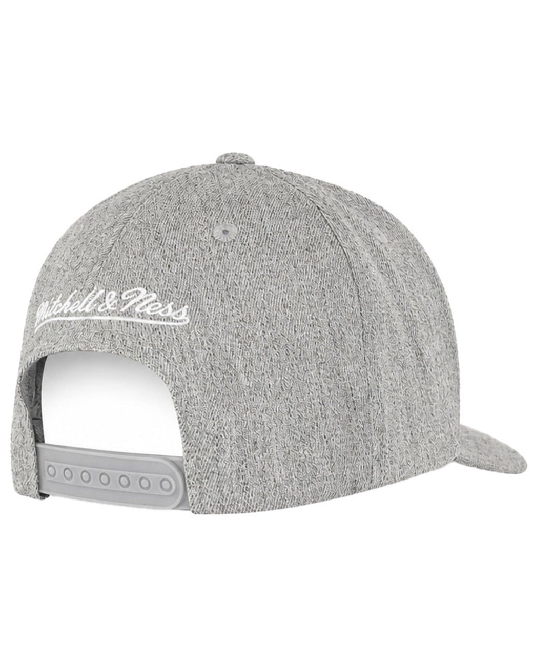 Mitchell & Ness Gray Flat Peak 110 Curved Cap for men