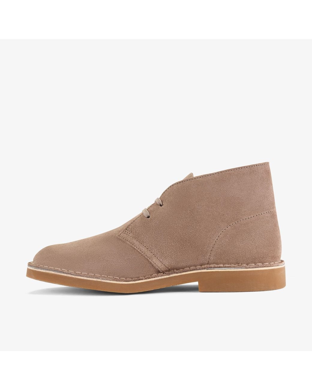 Clarks Brown Dsrt Bt Evo Ii Pebble Suede Boots for men