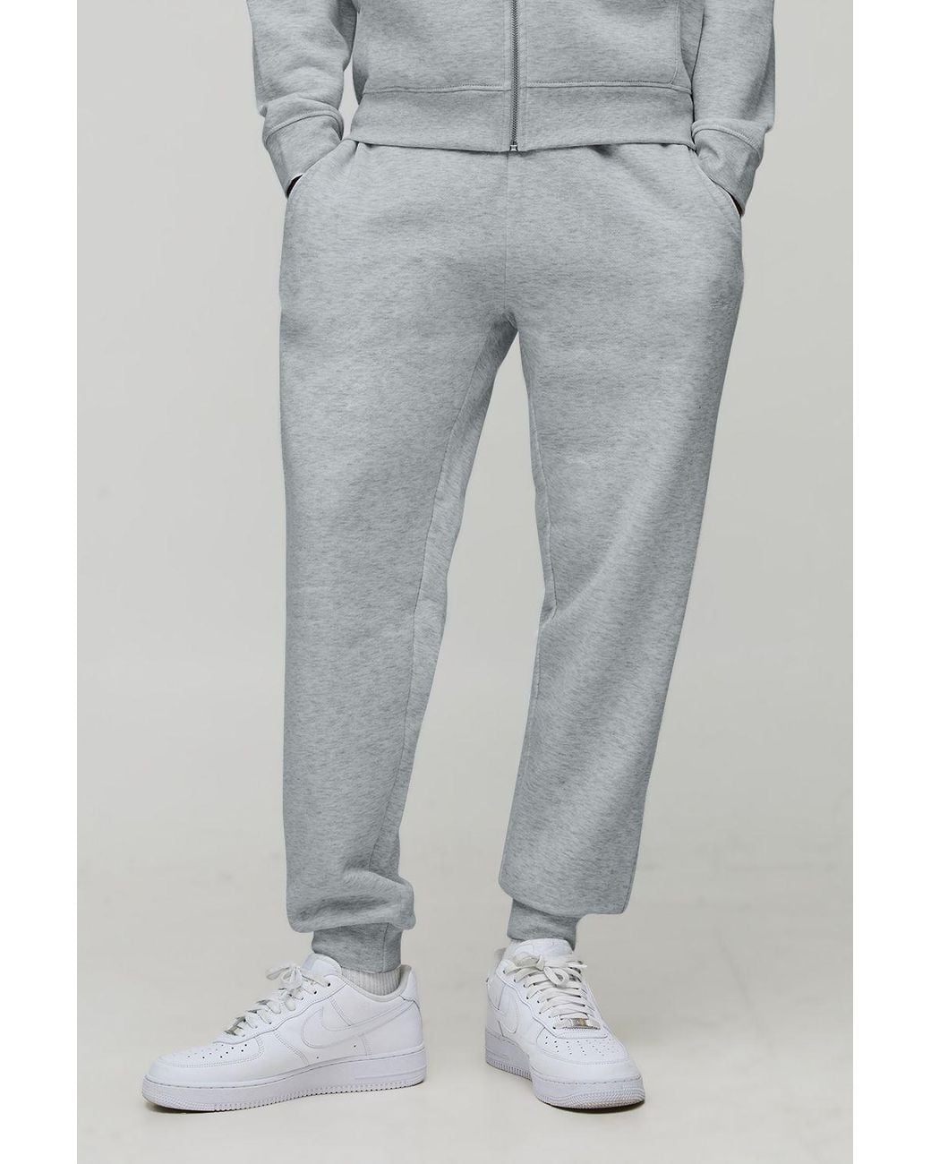 BoohooMAN Gray Basic Bm Signature Regular Fit Jogger for men