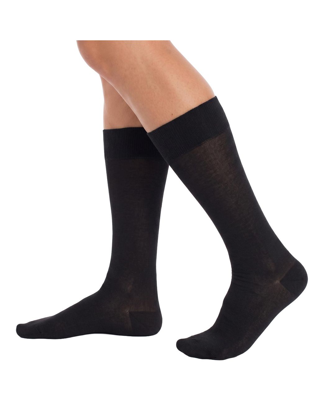 Pro Socks Blue 6 Pairs Executive Cotton High-Top Seamless S15001 for men