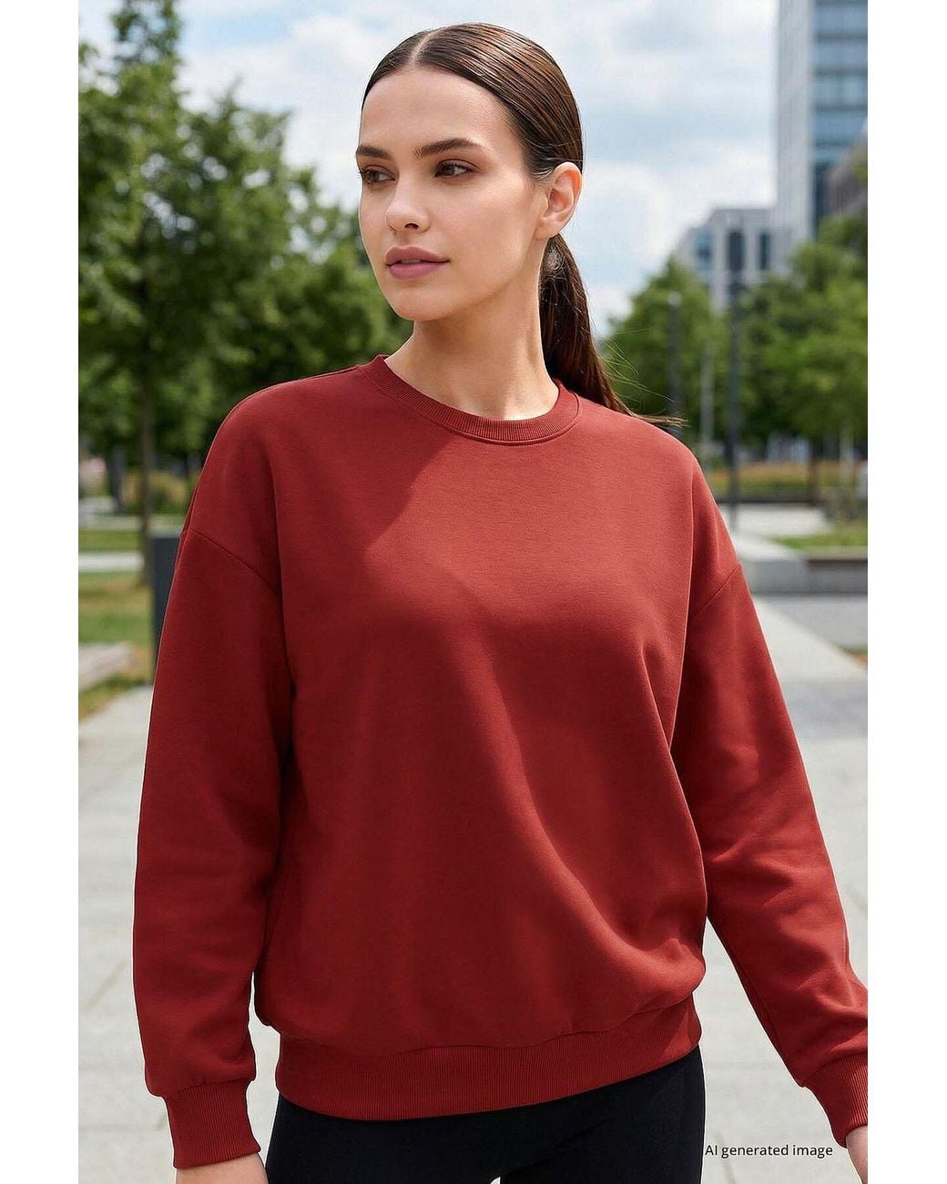 TOMMY LIFE Red Sweatshirt