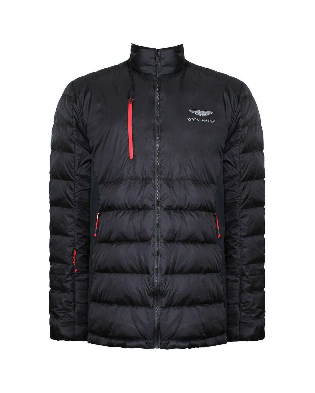 Hackett Aston Martin Apex Moto Jacket Nylon in Black for Men Lyst UK