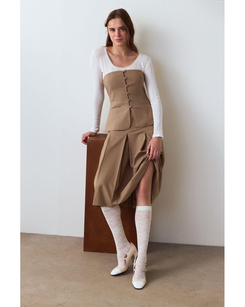 Penti Multicolor Chic Floral Trousers Socks