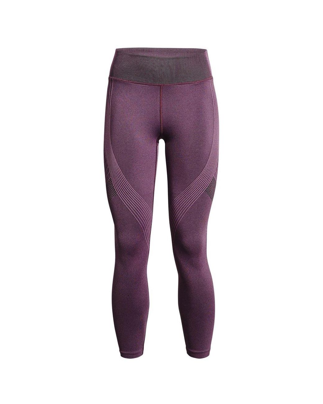 Under Armour Purple Rush Seamless Ankle Leggings