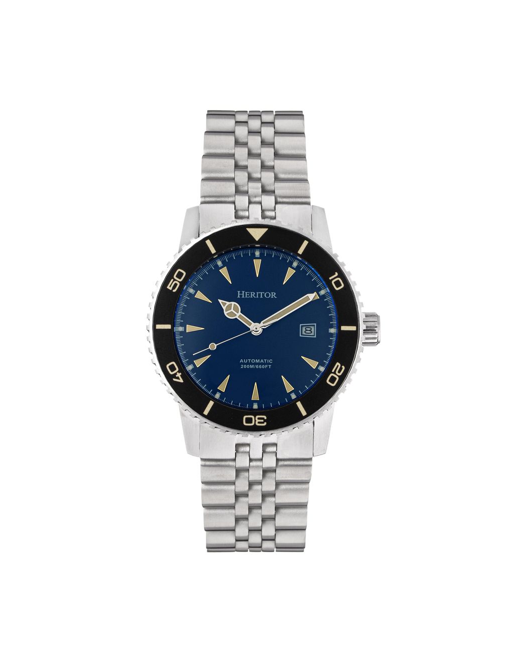 Heritor Metallic Hurst Bracelet Watch for men