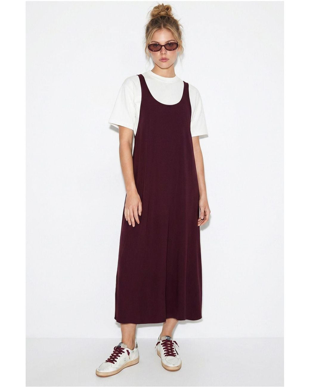 Bianco Lucci Red Midi Dress