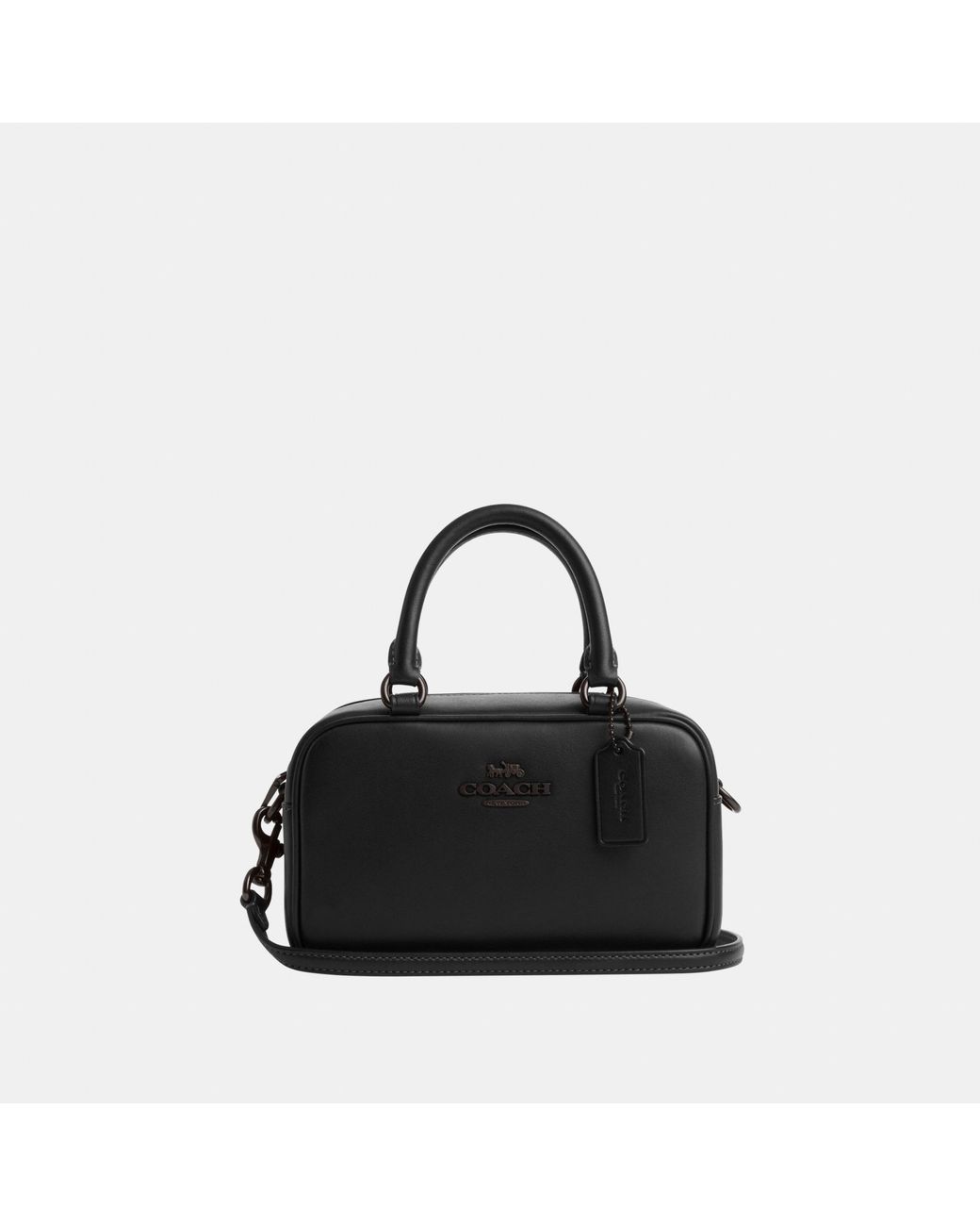 COACH Satchel Crossbody in Black | Lyst UK
