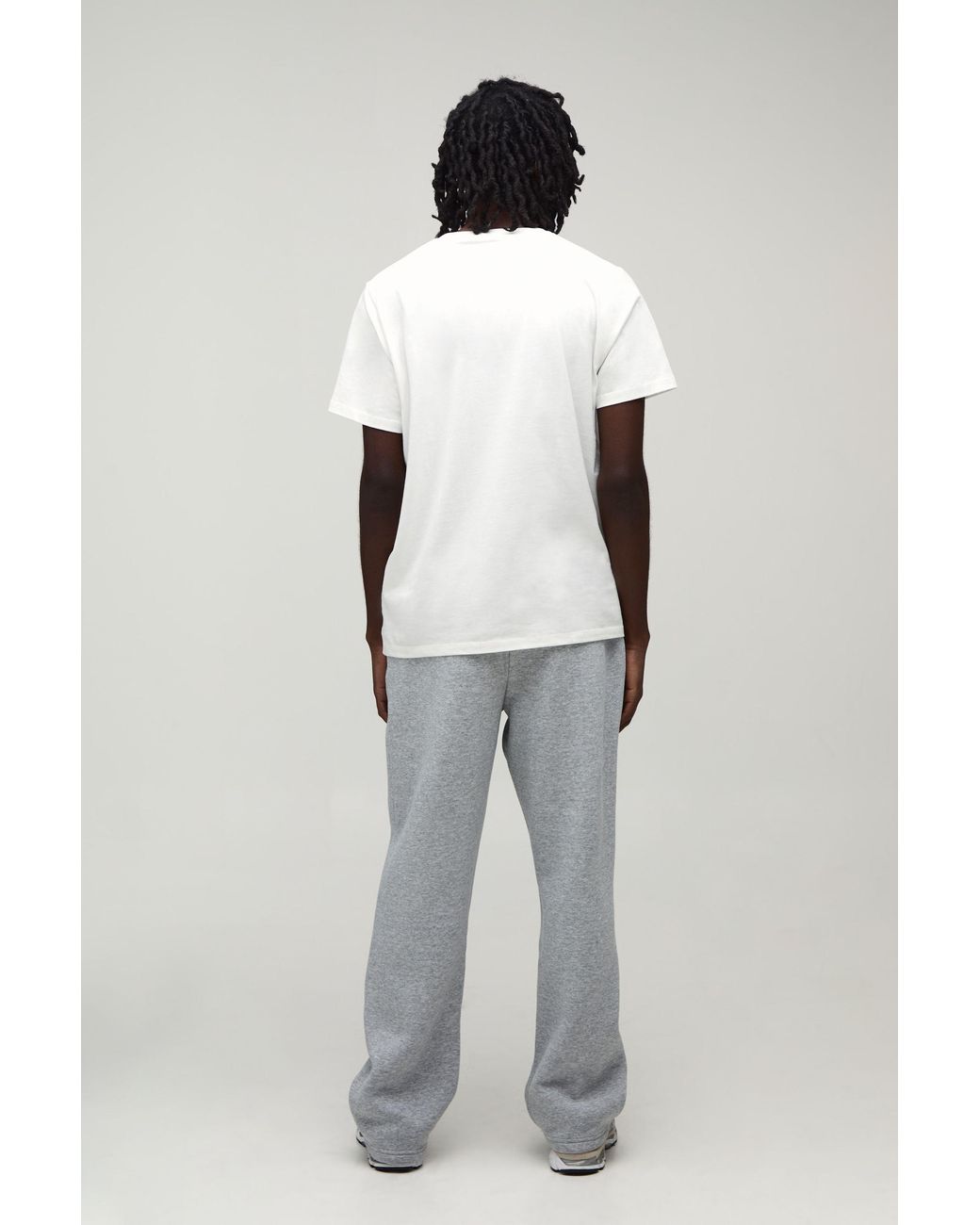 BoohooMAN Gray Straight Fit Dot Embroidered Jogger for men