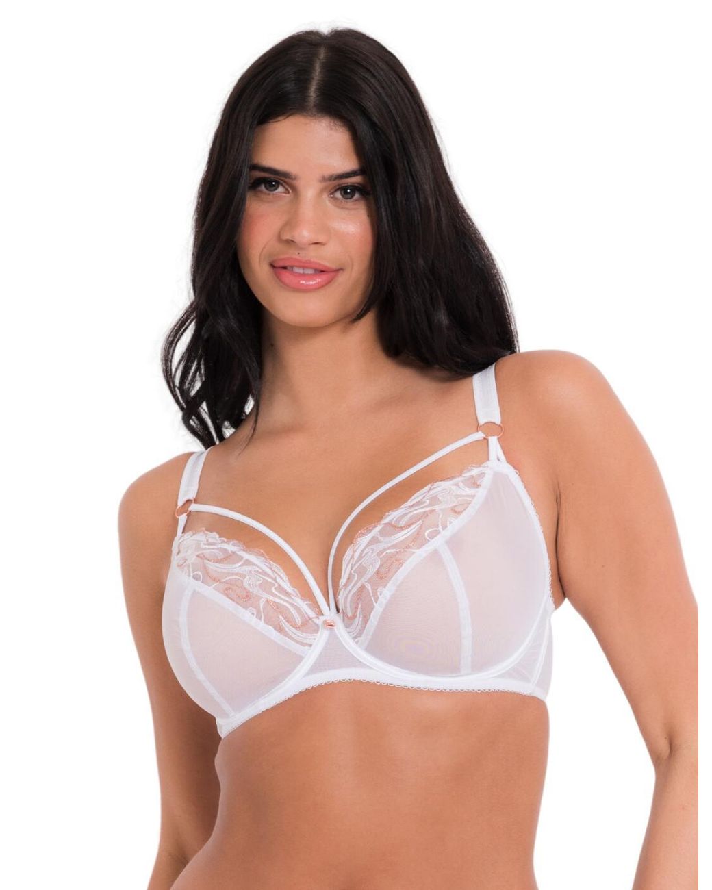 Curvy Kate White Fascinate Plunge Bra