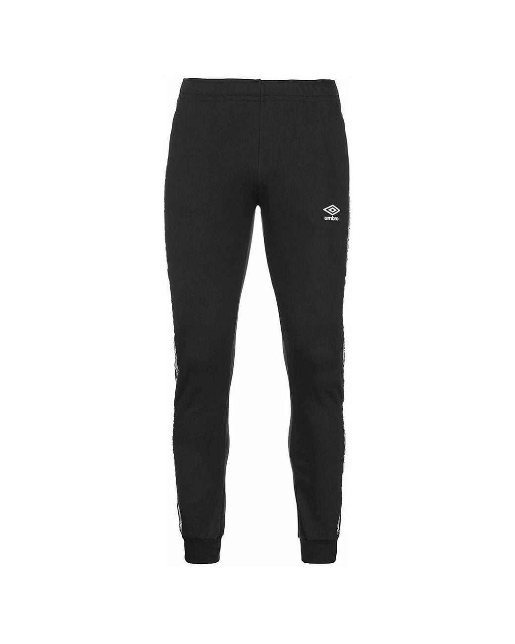 Umbro Black Taped Track Pants Cotton for men