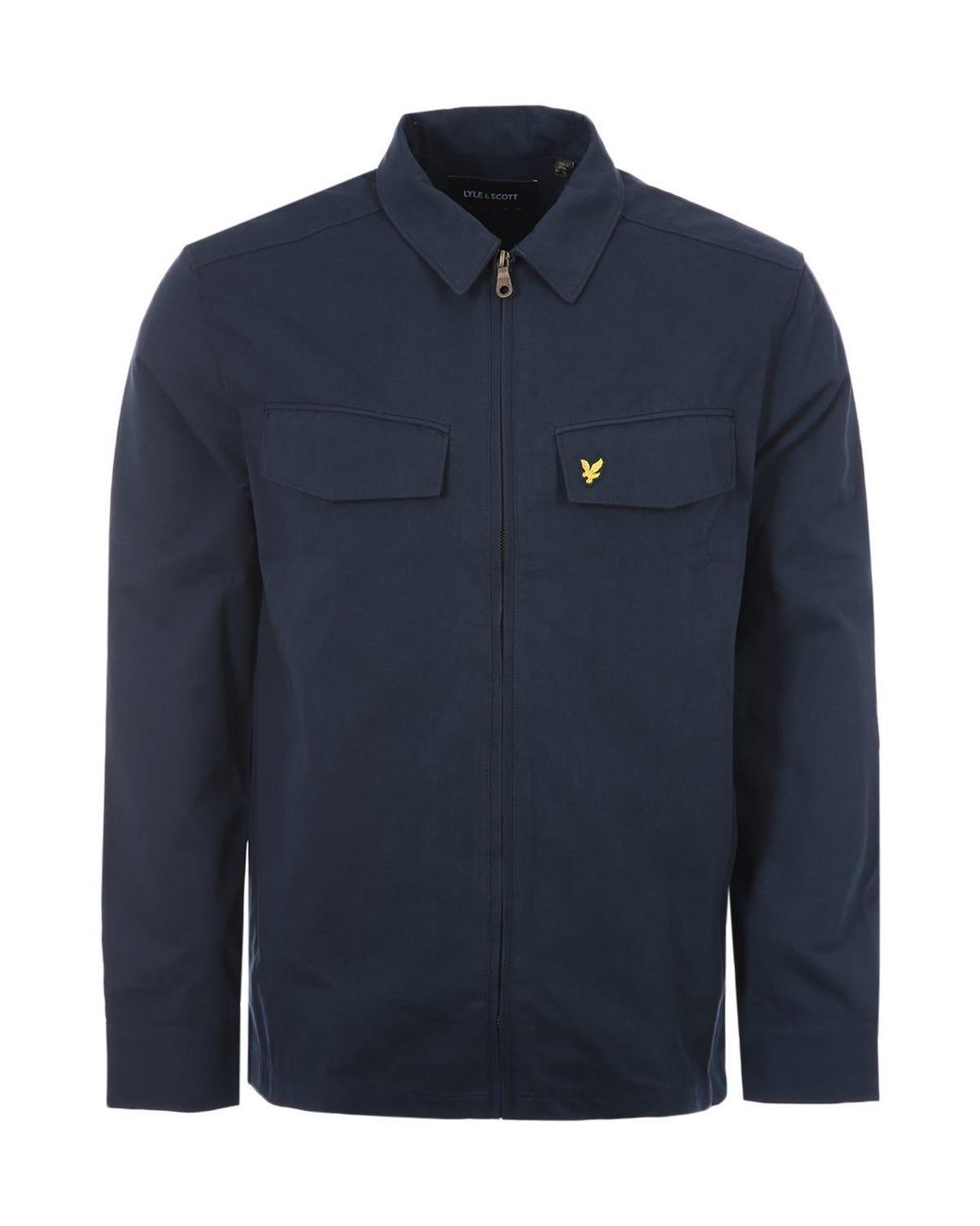 Lyle & Scott Blue Pocket Overshirt for men