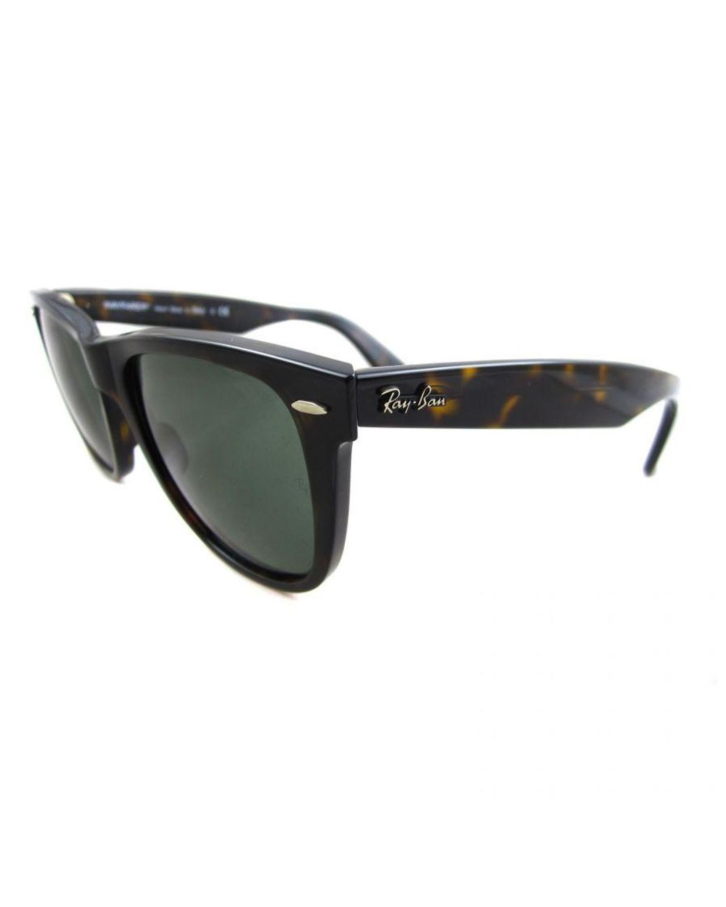 Ray-Ban Green Sunglasses Wayfarer 2140 902 Tortoise G-15 Large 54Mm