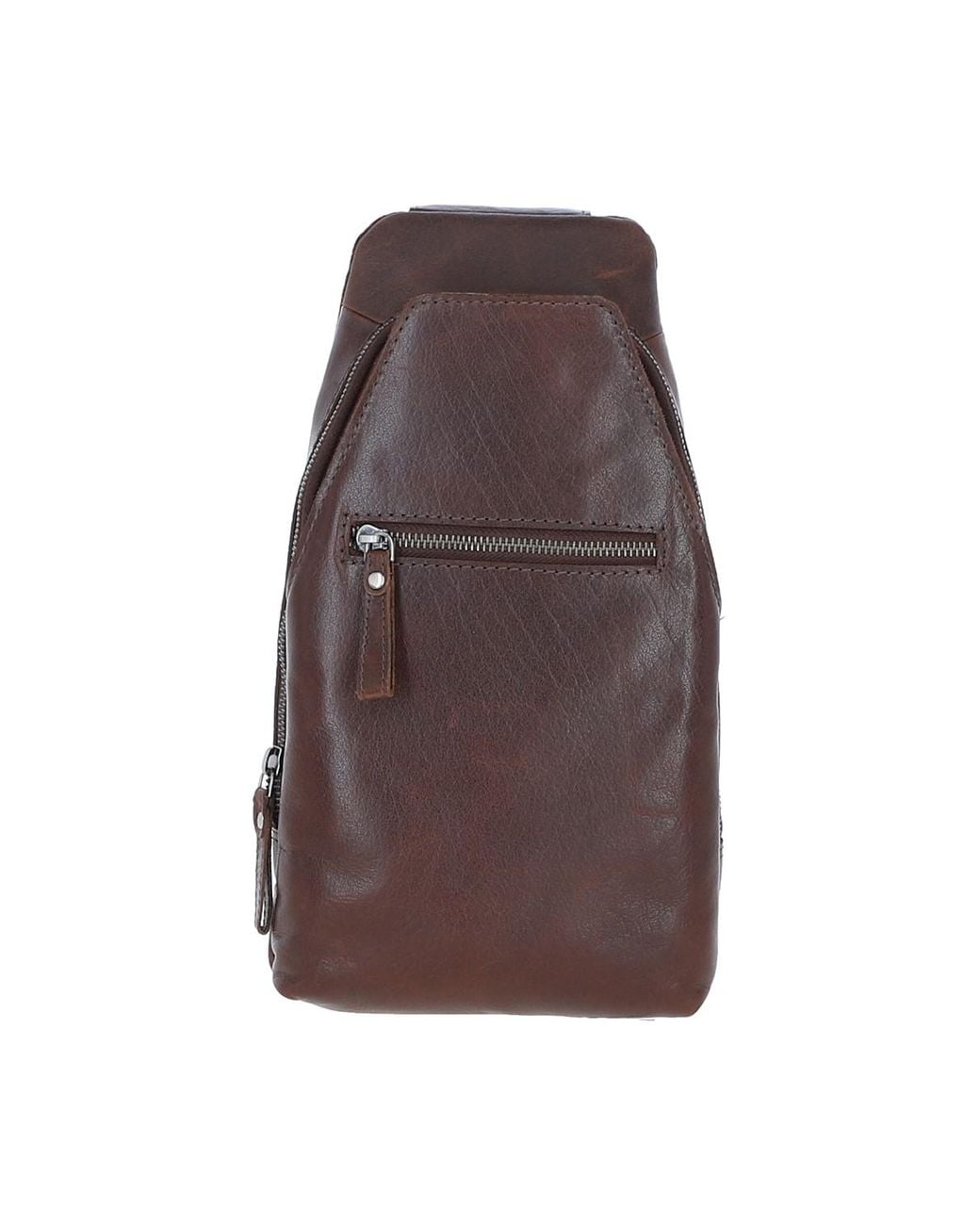 Ashwood Leather Brown 'Ciro' Exquisite Sling Bag for men