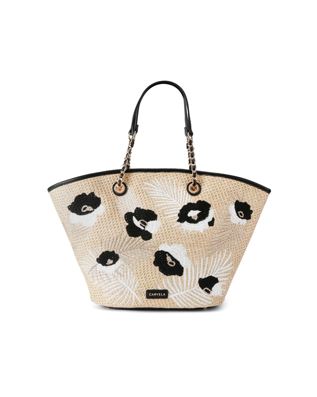 Carvela Kurt Geiger Metallic Giorgia Flower Tote Bag