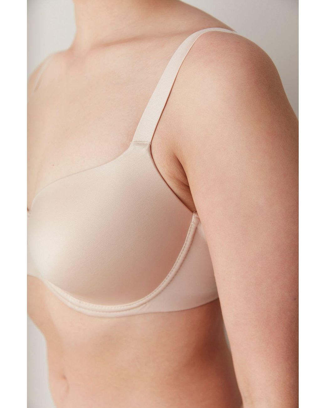 Penti Brown Solid Underwired Jersey Bra