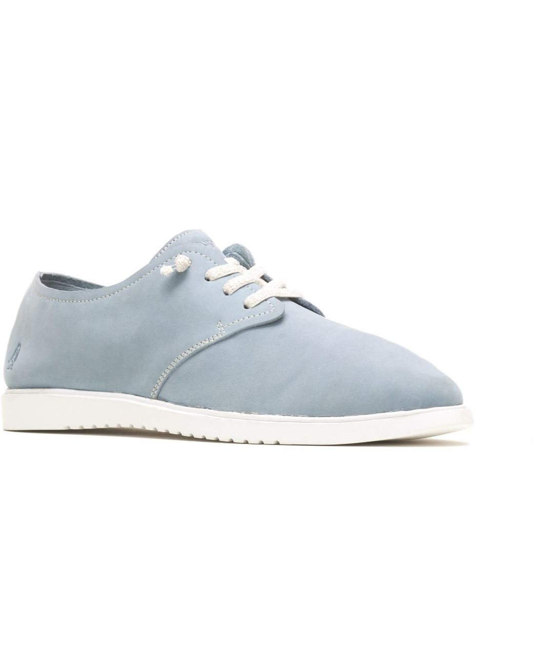 Hush Puppies Blue Ladies Everyday Leather Shoes (Light)