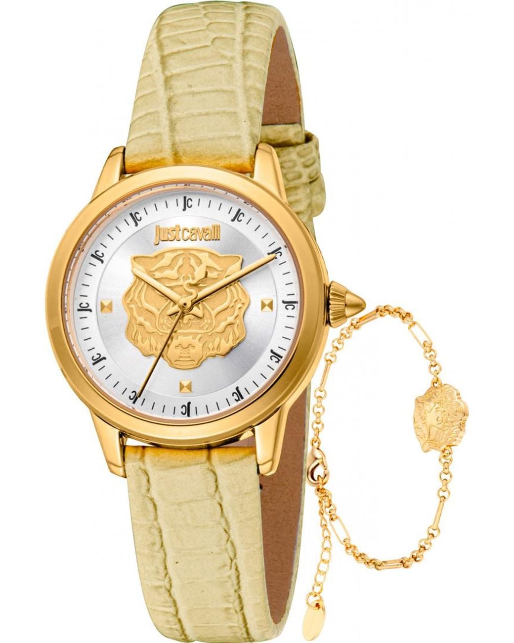 Just Cavalli Metallic Jc1L334L0025 Ladies Dolce Watch And Bracelet Gift Set