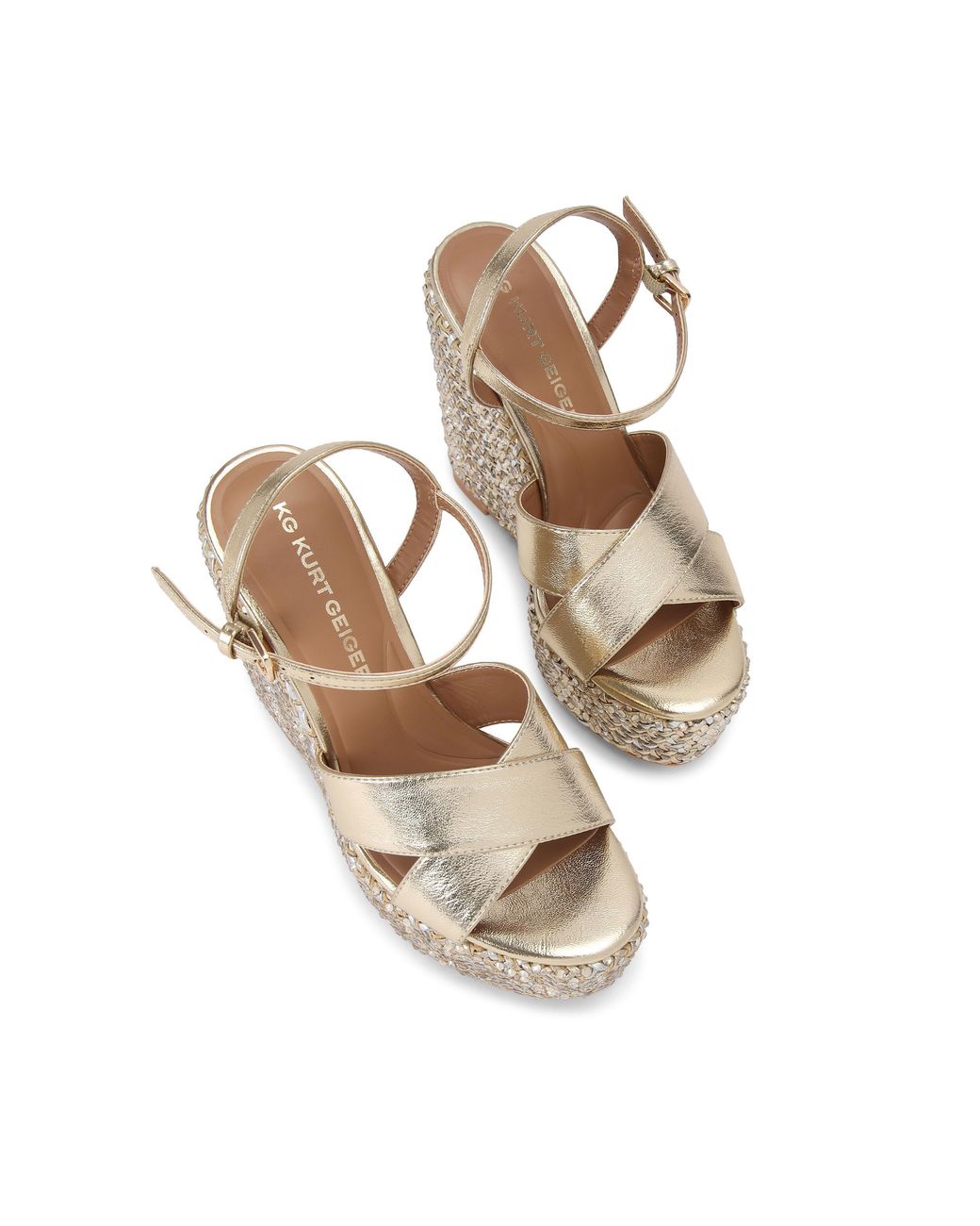 KG by Kurt Geiger Gray Songbird Heels