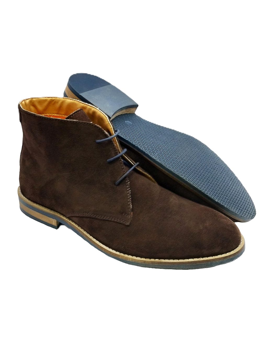 LB Comfort Brown Monty Leather Boots for men