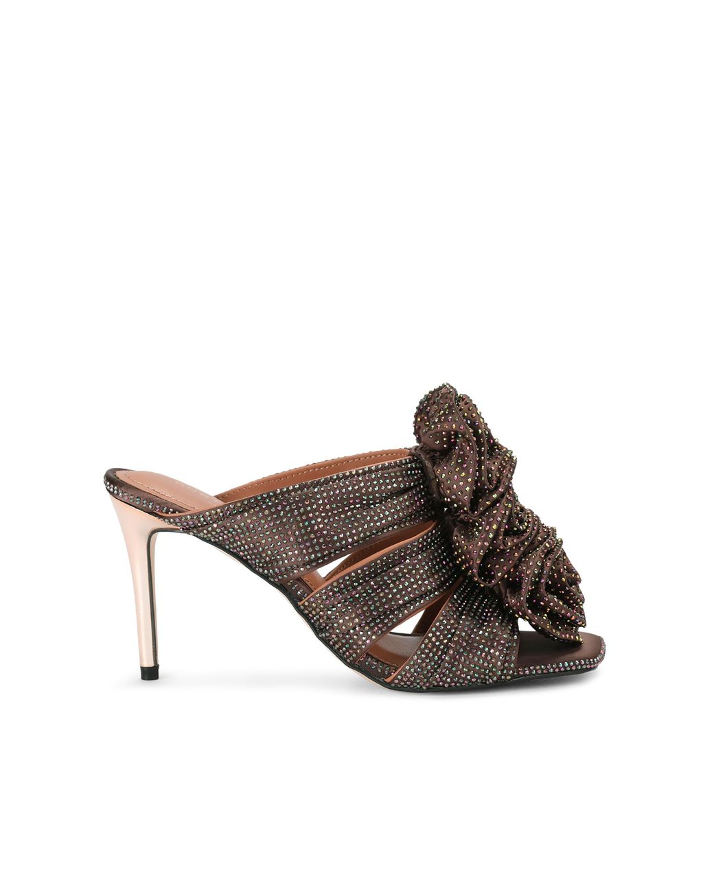 Kurt Geiger Brown Bloom Mule Mules