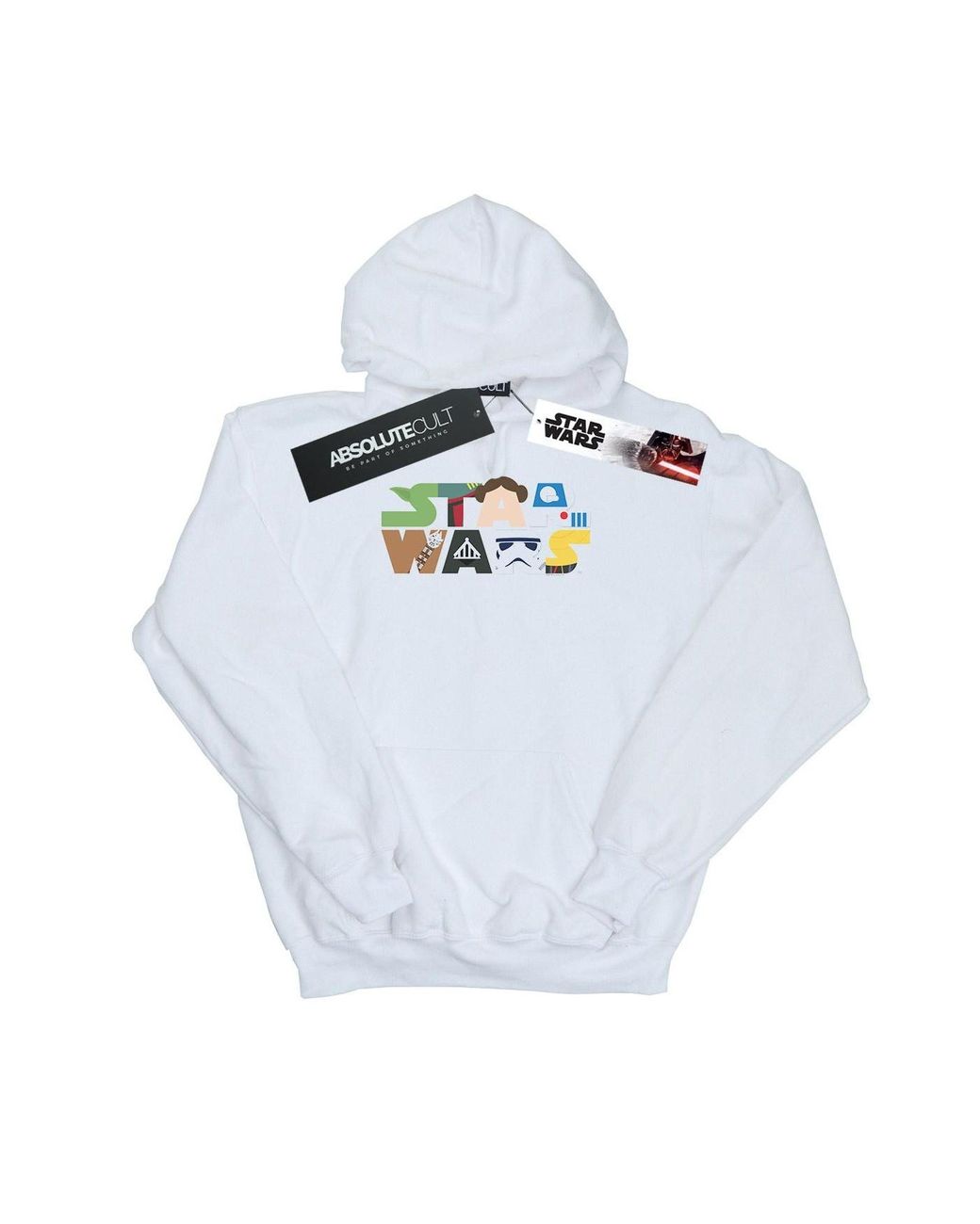 Star Wars White Character Logo Hoodie for men