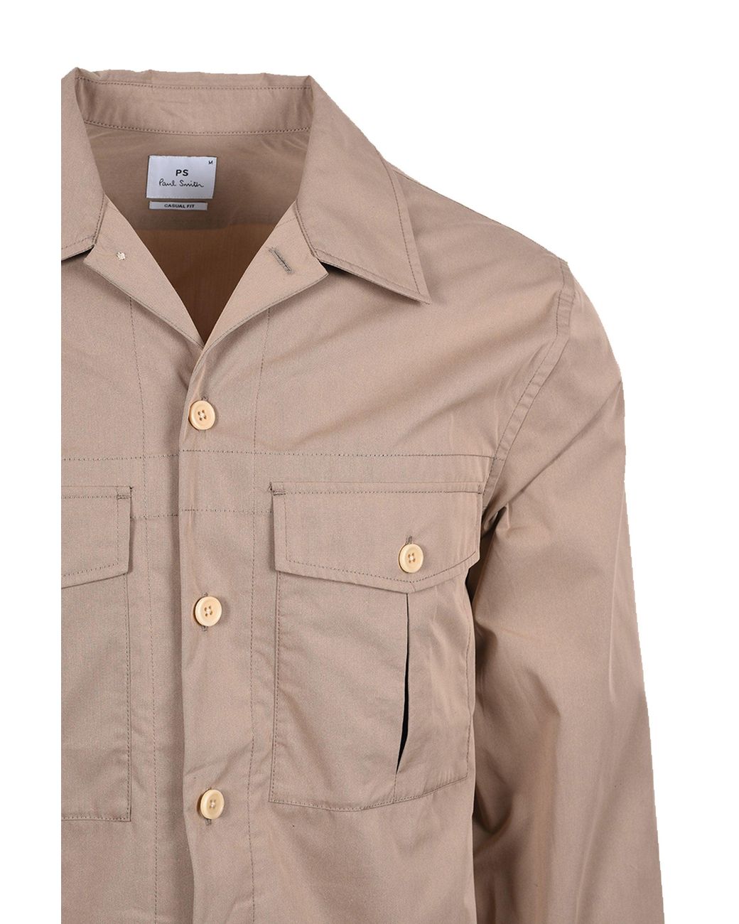 Paul Smith Natural Casual Shirt Jacket Cotton for men