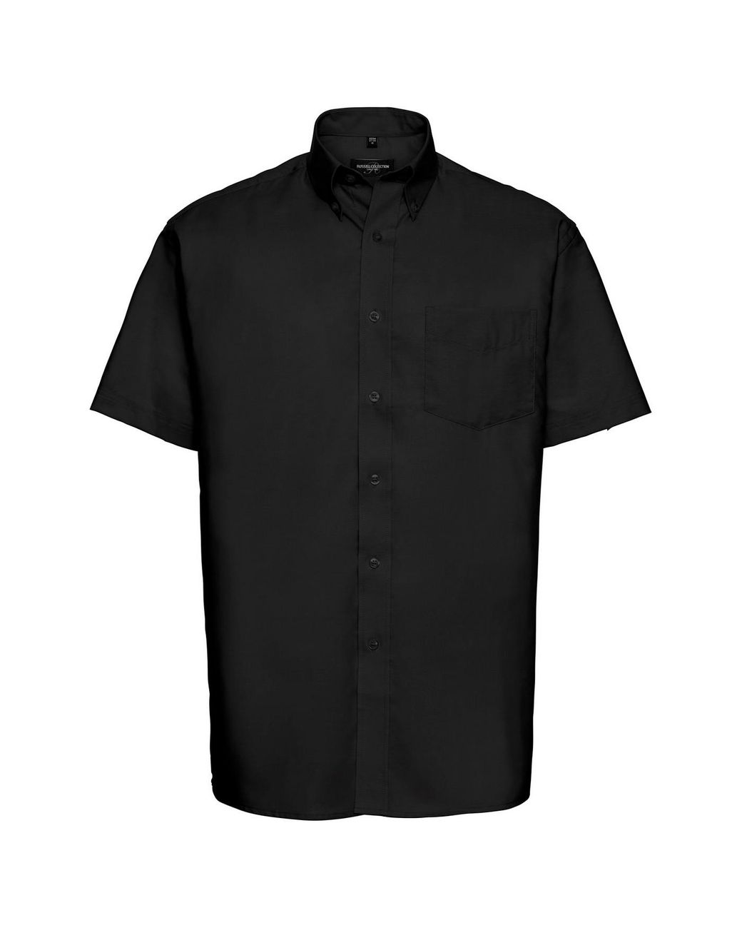 Russell Black Collection Oxford Easy-Care Short-Sleeved Shirt for men