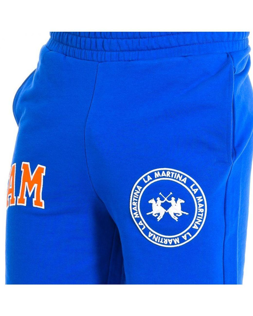 La Martina Blue Sports Shorts 11M087-Fp533 for men