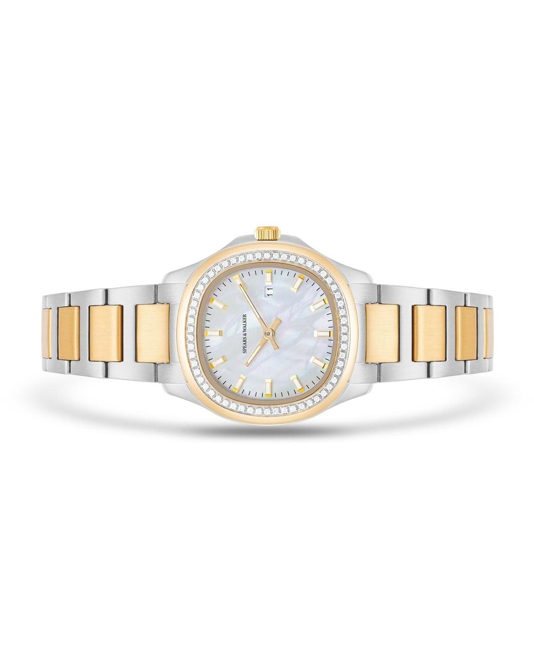 Spears & Walker Metallic Stainless Steel Watch Approx. 32.4 Mm