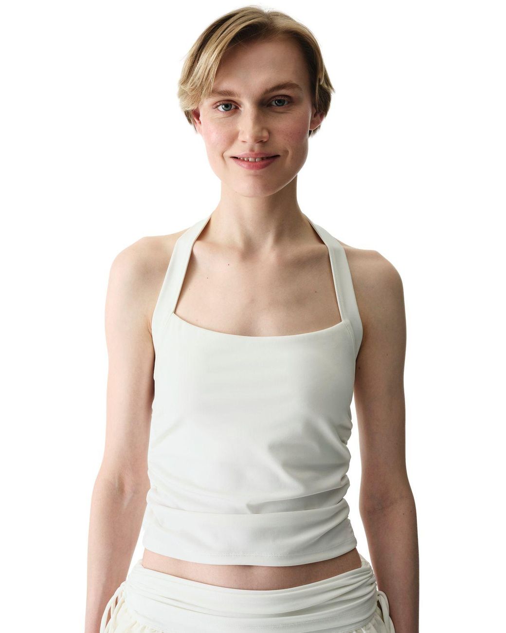 Penti White Sleeveless Halterneck Bodysuit
